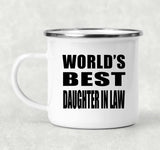World's Best Daughter In Law - 12oz Camping Mug
