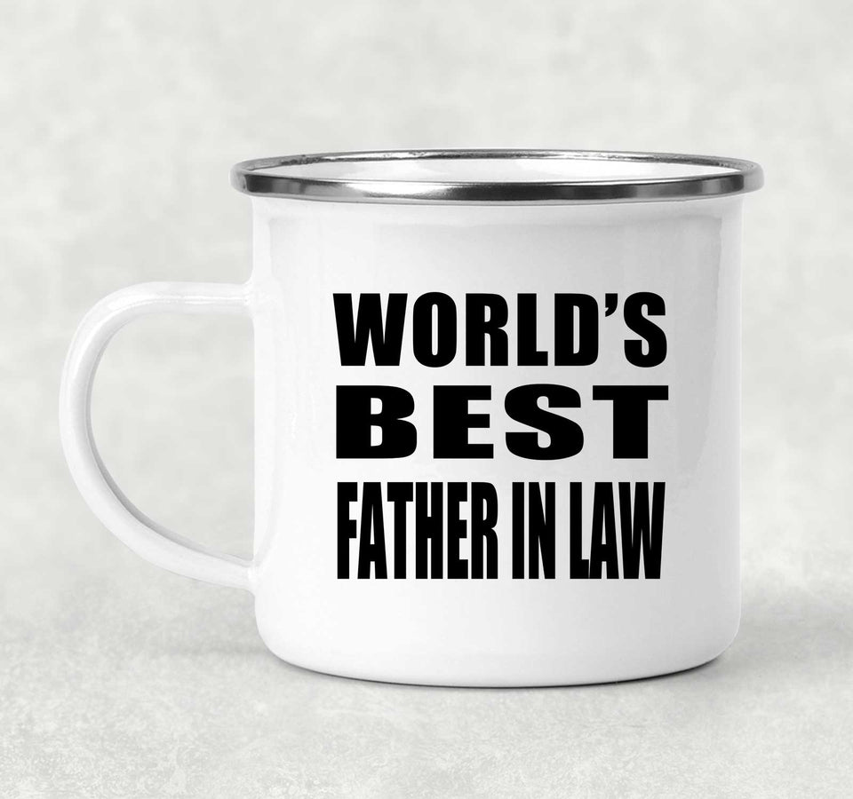 World's Best Father In Law - 12oz Camping Mug