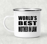 World's Best Mother In Law - 12oz Camping Mug