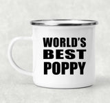 World's Best Poppy - 12oz Camping Mug