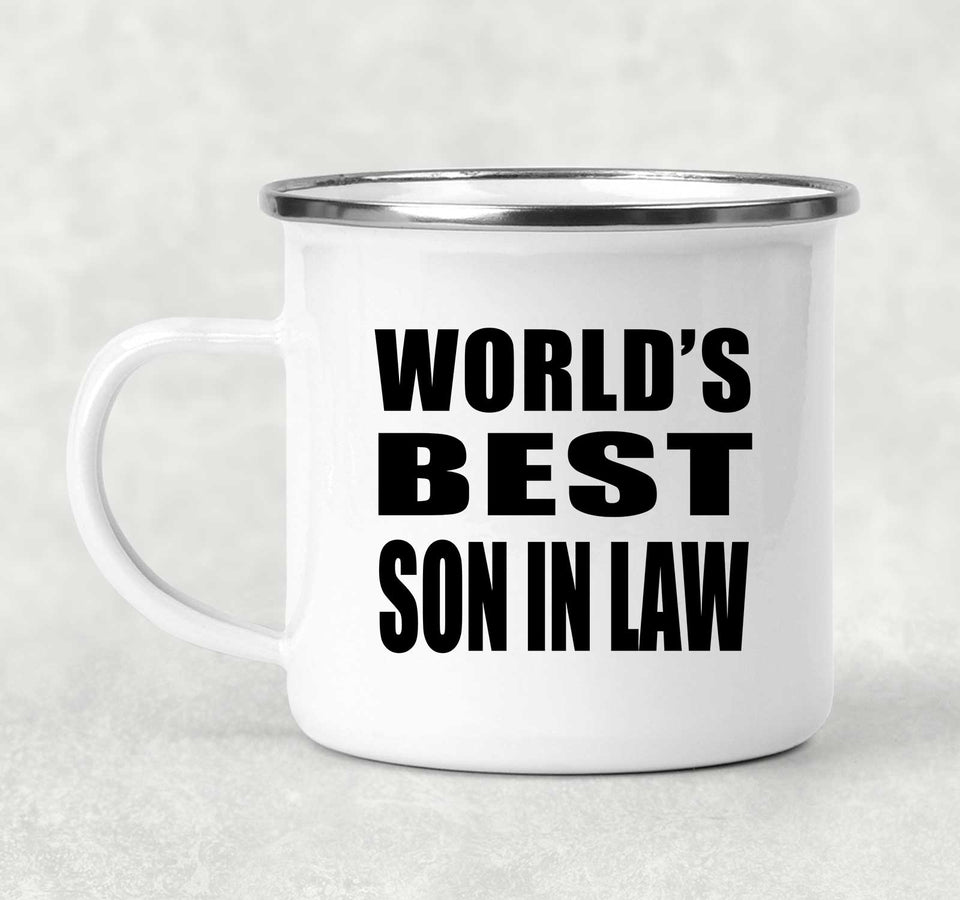 World's Best Son In Law - 12oz Camping Mug