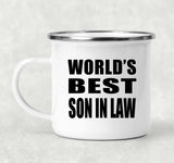 World's Best Son In Law - 12oz Camping Mug