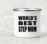 World's Best Step Mom - 12oz Camping Mug