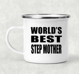 World's Best Step Mother - 12oz Camping Mug
