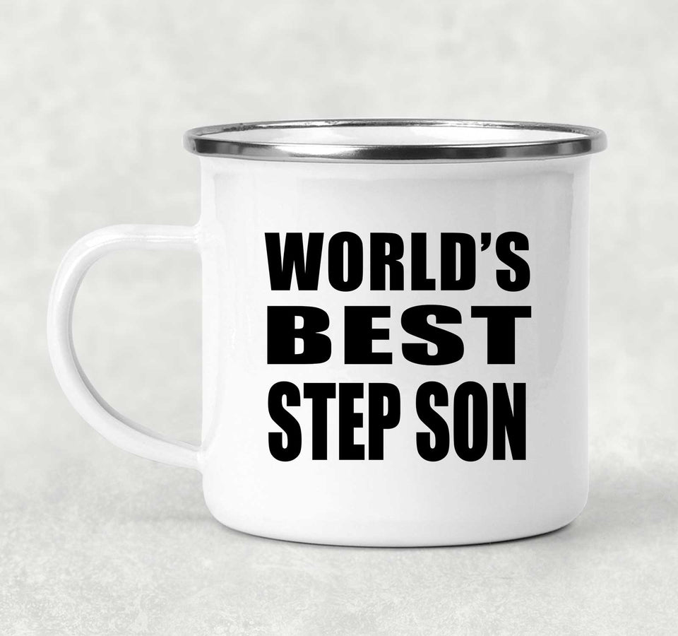 World's Best Step Son - 12oz Camping Mug