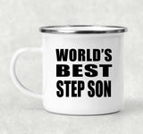 World's Best Step Son - 12oz Camping Mug