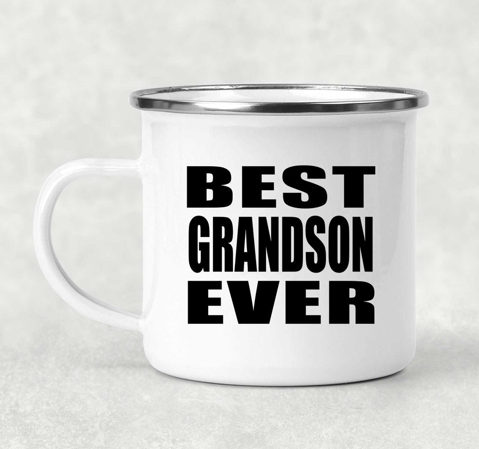 Best Grandson Ever - 12oz Camping Mug