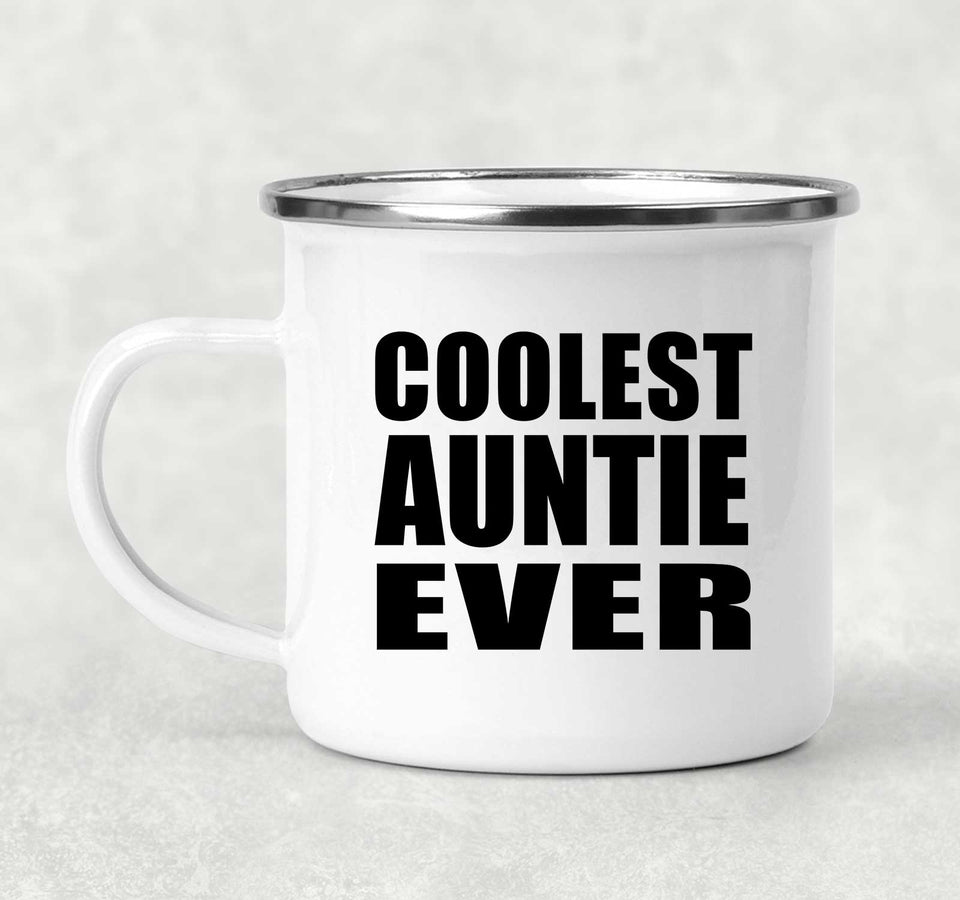 Coolest Auntie Ever - 12oz Camping Mug