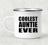 Coolest Auntie Ever - 12oz Camping Mug