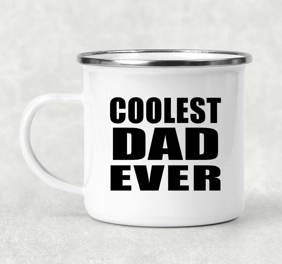 Coolest Dad Ever - 12oz Camping Mug
