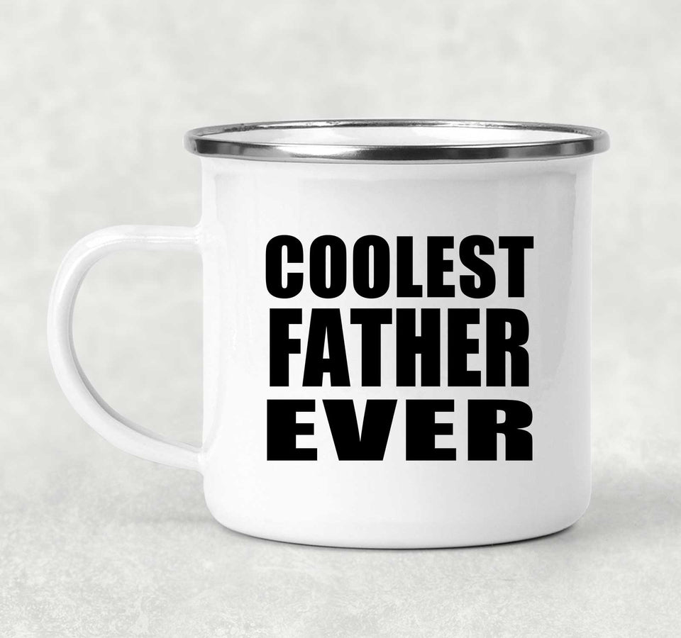 Coolest Father Ever - 12oz Camping Mug