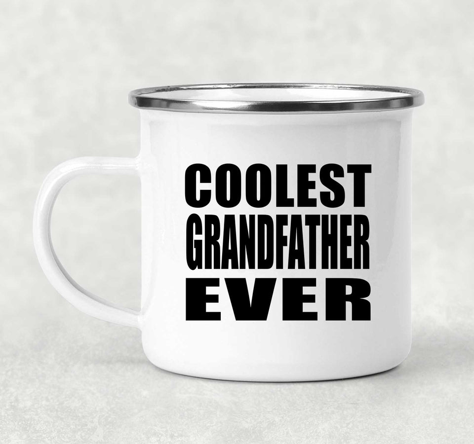 Coolest Grandfather Ever - 12oz Camping Mug