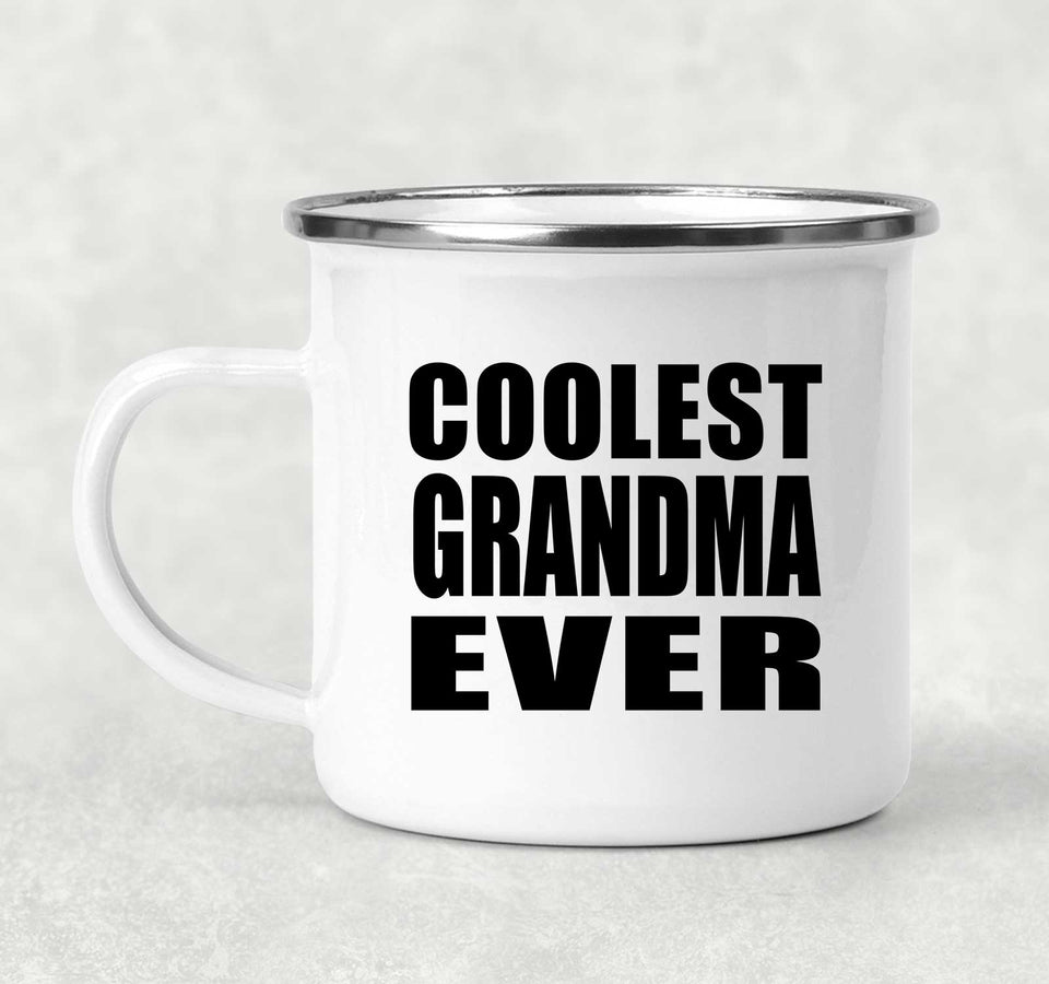 Coolest Grandma Ever - 12oz Camping Mug
