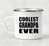 Coolest Grandpa Ever - 12oz Camping Mug
