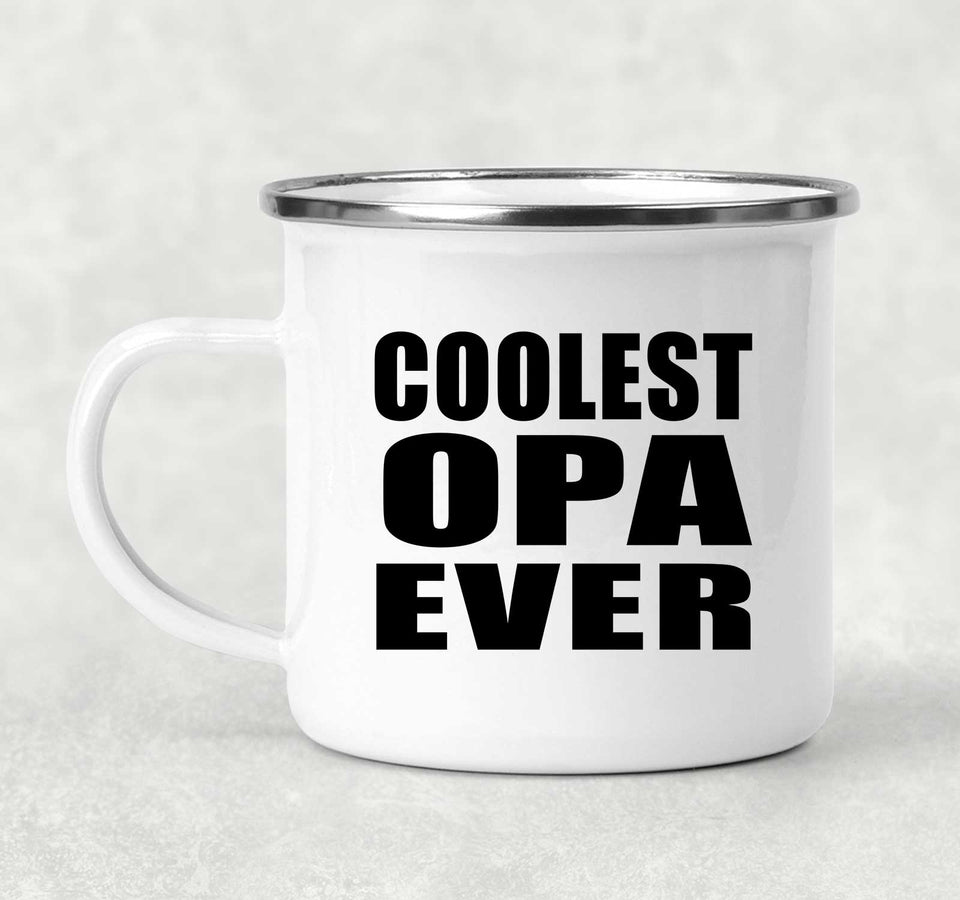 Coolest Opa Ever - 12oz Camping Mug