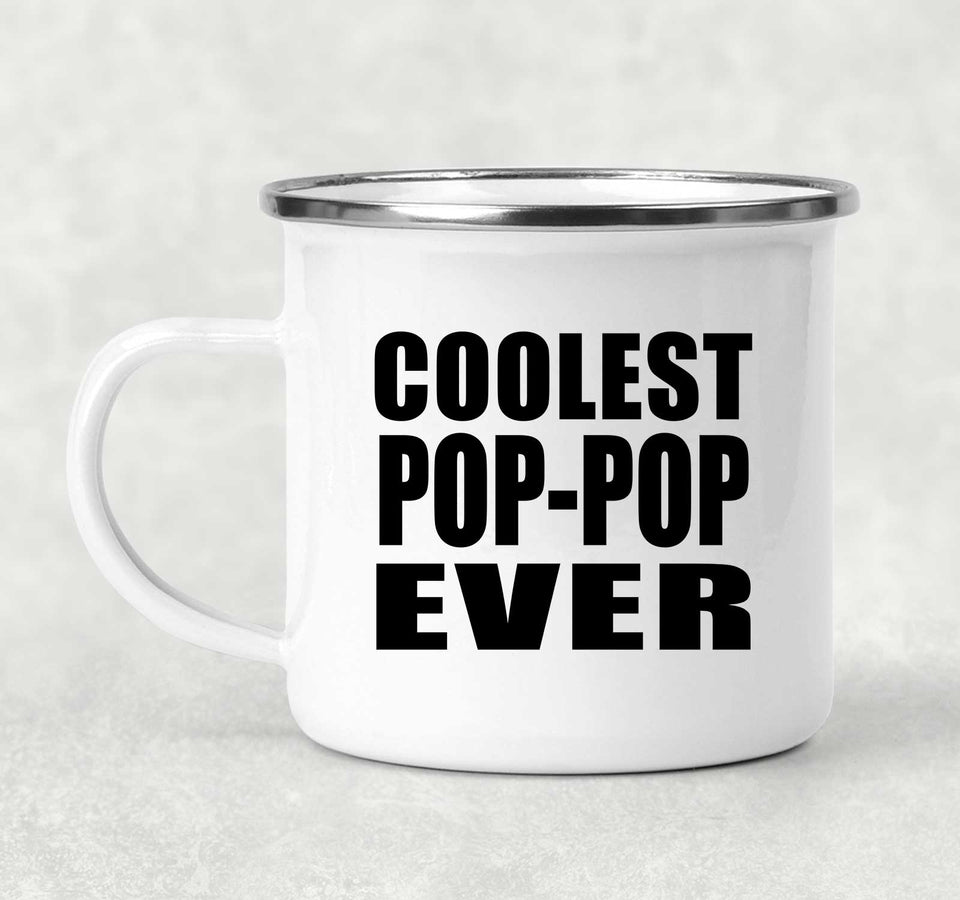 Coolest Pop-Pop Ever - 12oz Camping Mug