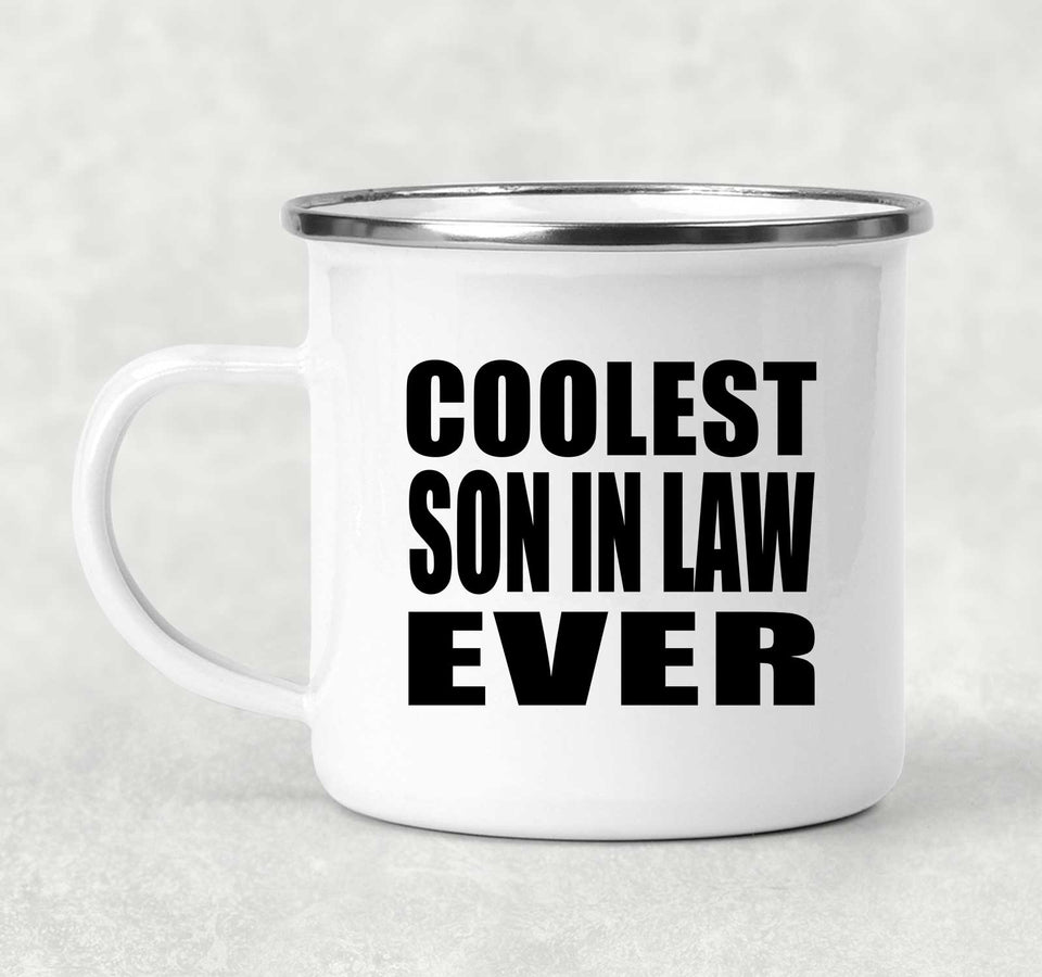 Coolest Son In Law Ever - 12oz Camping Mug