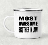 Most Awesome Brother In Law - 12oz Camping Mug
