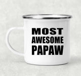 Most Awesome Papaw - 12oz Camping Mug