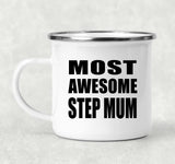 Most Awesome Step Mum - 12oz Camping Mug