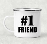 Number One #1 Friend - 12oz Camping Mug