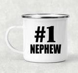 Number One #1 Nephew - 12oz Camping Mug