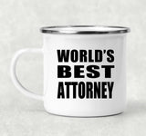 World's Best Attorney - 12oz Camping Mug