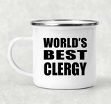 World's Best Clergy - 12oz Camping Mug