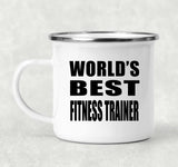 World's Best Fitness Trainer - 12oz Camping Mug
