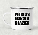 World's Best Glazier - 12oz Camping Mug