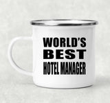 World's Best Hotel Manager - 12oz Camping Mug
