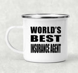 World's Best Insurance Agent - 12oz Camping Mug