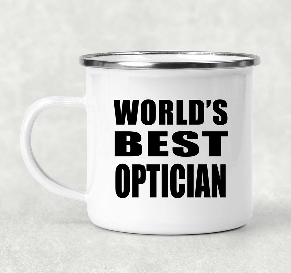 World's Best Optician - 12oz Camping Mug