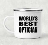 World's Best Optician - 12oz Camping Mug