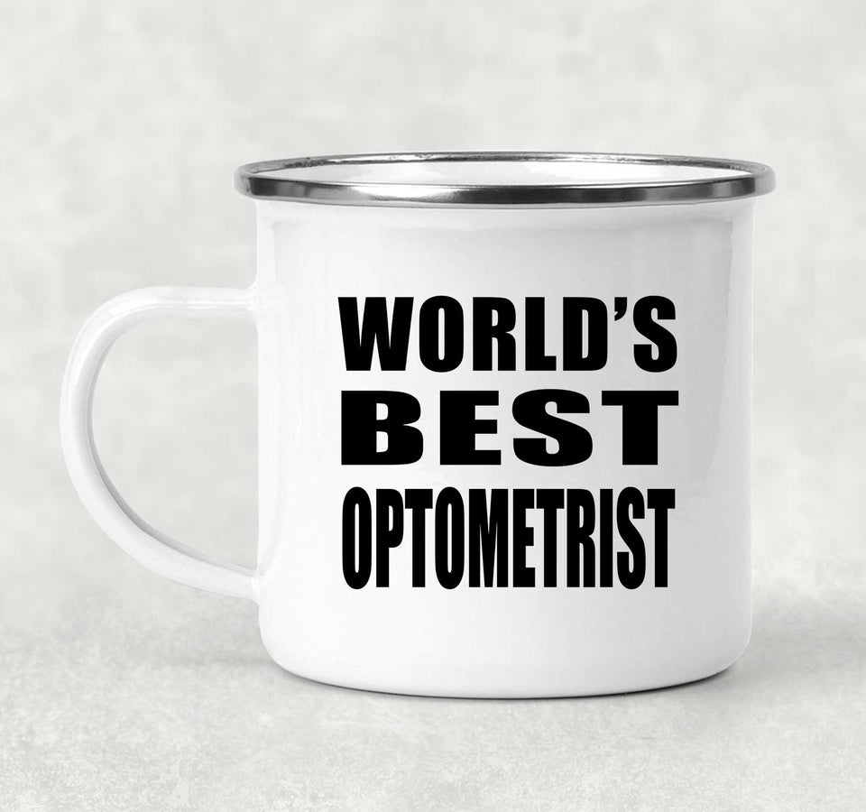 World's Best Optometrist - 12oz Camping Mug