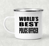 World's Best Police Officer - 12oz Camping Mug