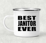 Best Janitor Ever - 12oz Camping Mug