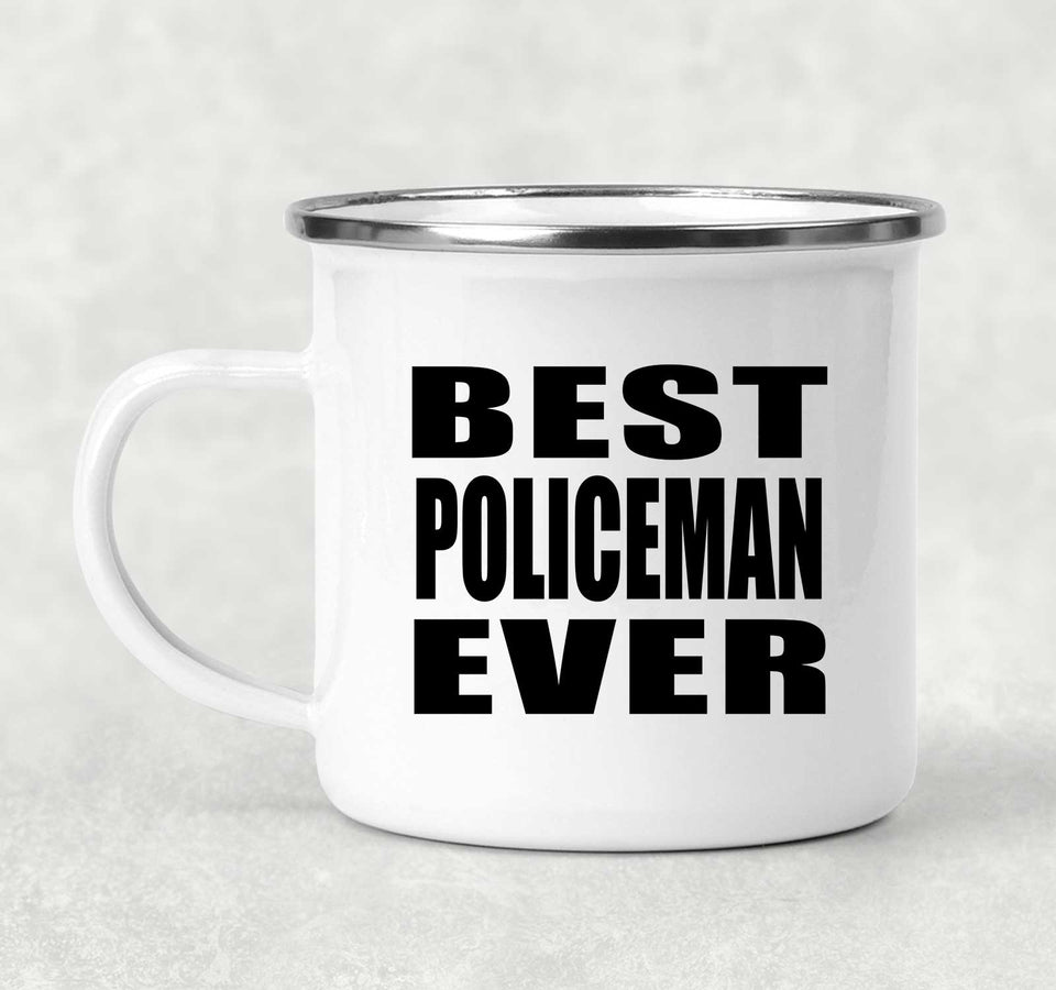 Best Policeman Ever - 12oz Camping Mug