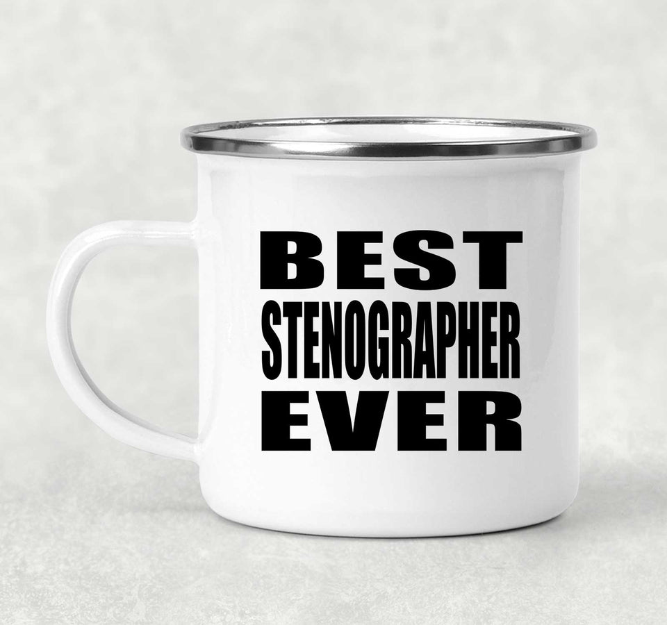Best Stenographer Ever - 12oz Camping Mug