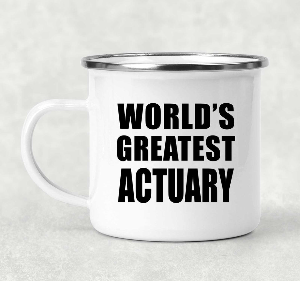World's Greatest Actuary - 12oz Camping Mug