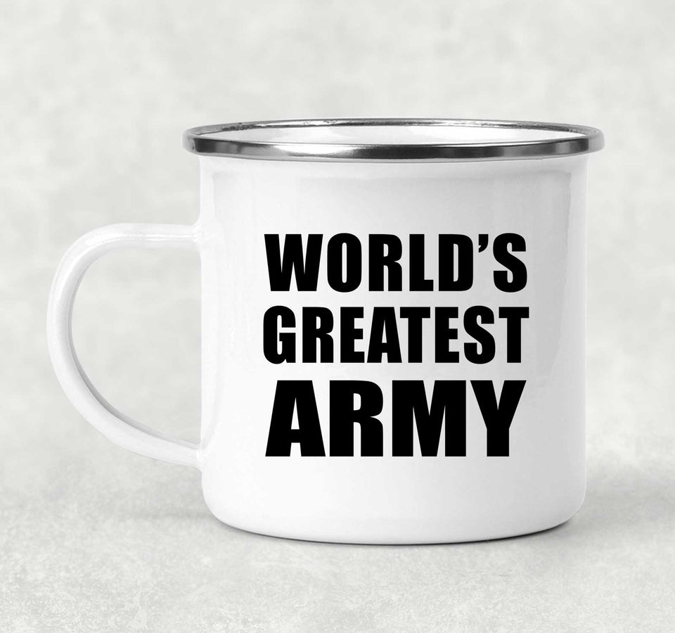 World's Greatest Army - 12oz Camping Mug