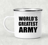 World's Greatest Army - 12oz Camping Mug