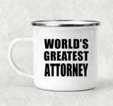 World's Greatest Attorney - 12oz Camping Mug