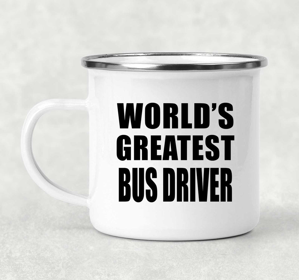 World's Greatest Bus Driver - 12oz Camping Mug