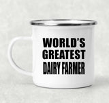 World's Greatest Dairy Farmer - 12oz Camping Mug