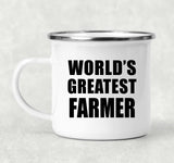 World's Greatest Farmer - 12oz Camping Mug