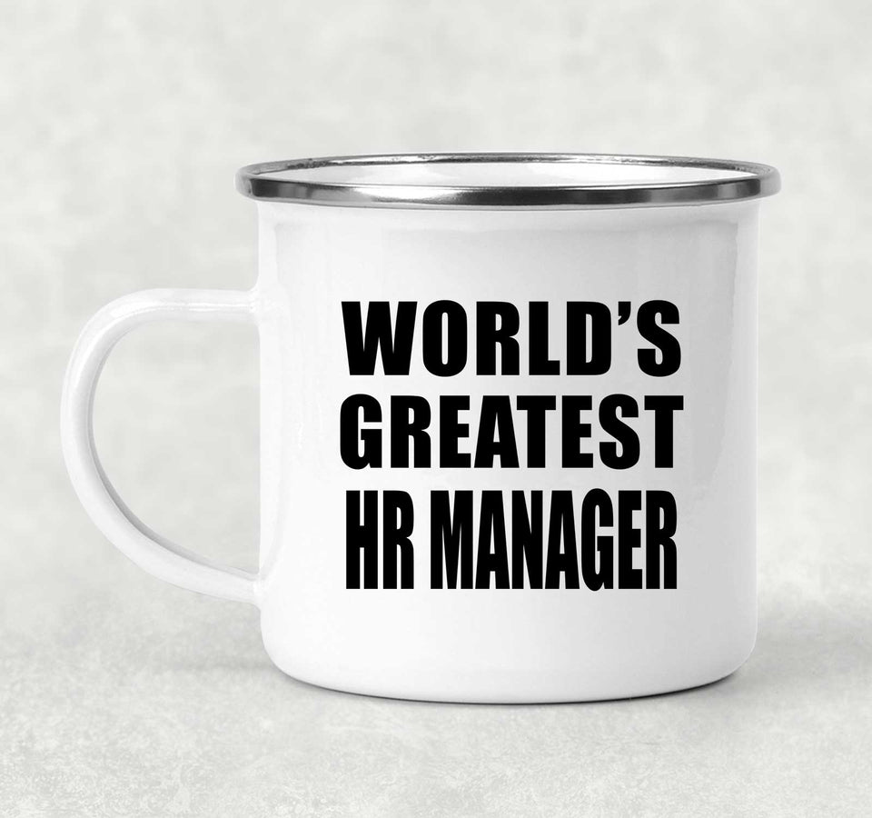 World's Greatest HR Manager - 12oz Camping Mug