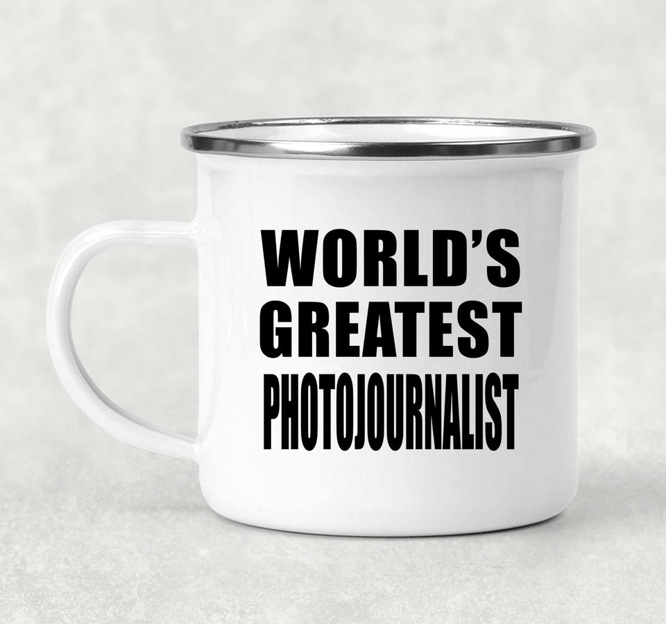 World's Greatest Photojournalist - 12oz Camping Mug