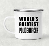 World's Greatest Police Officer - 12oz Camping Mug