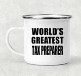World's Greatest Tax Preparer - 12oz Camping Mug
